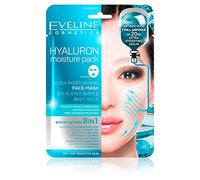 Eveline Cosmetics Hyaluron Moisture Pack maschera calmante in tessuto ultra idratante 1 pz