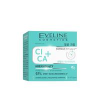 Eveline Cosmetics Korean Rituals Korean Rituals Krem do Twarzy Kojący Cica+ con Wąkrotą Azjatycką per pelli sensibili, 50 ml