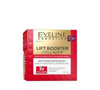 Eveline Cosmetics Lift Booster Crema Filler Rughe al Collagene 70+ - Terapia Avanzata di Riparazione con 3 Tipi di Collagene, Vitamina Cg, Peptidi e Ceramidi per Pelle Matura