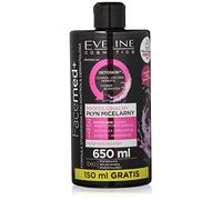 Eveline Cosmetics FaceMed+ acqua micellare struccante e detergente con effetto disintossicante 650 ml