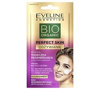 Eveline Cosmetics Maschera Ricca Rigenerante al Miele - Trattamento Viso Detossinante, Nutriente e Idratante con Miele di Manuka, Carbone Attivo e Olio di Jojoba per Pelle Stanca ed Esigente - 8 ml