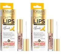 Eveline Cosmetics Oh! My Lips Plumping Lip Gloss con acido ialuronico e veleno d'api, volume istantaneo in 5 minuti, arricchito con tecnologia VOLUME MAXIMIZE, oli nutrienti e vitamine, 4,5 ml