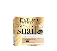 Eveline Cosmetics Royal Snail Crema Ultra-Riparatrice Concentrata 60+ - Crema Viso Anti-Rughe, Illuminante e Rassodante con Filtrato di Secrezione di Lumaca, Matrixyl Synthe6, Niacinamide | 50ml