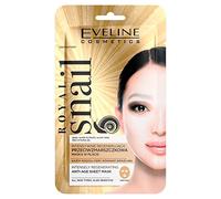Eveline Cosmetics Royal Snail Maschera Anti-Aging con Mucina di Lumaca, Matrixyl Morphomix & Olio di Avocado - Trattamento Viso Rassodante e Levigante per Pelle Matura e Sensibile