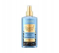 Eveline Cosmetics Blue Romance Sensual Body Mist - Fragranza Fruttata Rinfrescante con Ambra e Muschio, Formula Vegana Senza Alcool per Corpo, Capelli e Vestiti, Formato da Viaggio