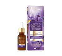 Eveline Cosmetics Siero Anti-Aging Rassodante con Oro e Retinolo - Rivitalizza la Pelle con Oro Colloidale, Estratto di Iris e Complesso PEPTIDE-LIFT 3% - Idrata, Rassoda e Riduce le Rughe - 18 ML