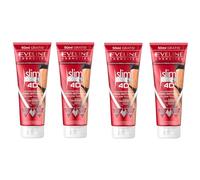 Eveline Cosmetics Siero dimagrante termoattivo anticellulite Slim Extreme 4D con bruciatore termico di grassi, Isocell Slim & caffeina, riduce i grassi, anti-cellulite, rassodante, 250 ml