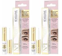 Eveline Cosmetics Siero multipeptidico per la crescita di ciglia e sopracciglia (Confezione da 2)