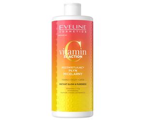 Eveline Cosmetics Vitamin C 3 x Action Acqua Micellare Illuminante 500 ml