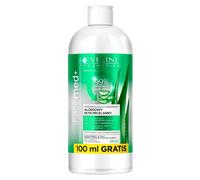 Eveline Cosmetics Facemed+ Acqua Micellare Rinfrescante Lenitiva all'Aloe 3-in-1 - Rimuove Trucco Waterproof, Calma Irritazioni, Idratazione Profonda & Rigenerante, 500ml