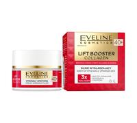 Eveline Cosmetics Lift Booster Crema Filler Levigante al Collagene 40+ con Triplo Collagene, Peptidi e Vitamina C