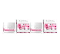 Eveline ROSA + acido ialuronico. Crema antirughe contro gli arrossamenti, 50 ml (Confezione da 2)
