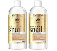 Eveline Royal Snail Concentrated Regenerating Micellar Liquid 500Ml, soluzione prodotto per uso quotidiano (Confezione da 2)