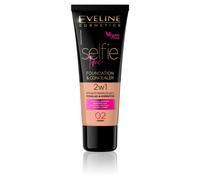 Eveline Selfie Time Fondotinta 2in1 Coprente e Idratante 02 No 30 ml Ivory