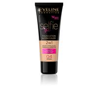 Eveline Selfie Time Fondotinta 2in1 Coprente e Idratante 04 30 ml Natural