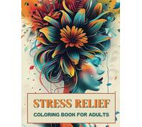 Evelyn Arden Stress Relief Coloring Book for Adults (Tascabile)