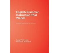 Evelyn B. Rothstein Andrew S. English Grammar Instruction Th (Copertina rigida)