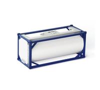 Evemodel 1 pezzo modello H0 bianco 20ft serbatoio olio 1:87 20 piedi container spedizione carrello merci per paesaggistica