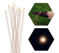 Evemodel 10pcs pre-cablato SMD 0201 LED bianco caldo pre-saldato micro litz cablato LED
