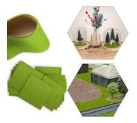 Evemodel 12 tappetini in miniatura, per giardinaggio, giardino, balcone, casa, 17 x 17 cm