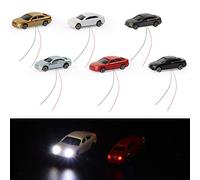 Evemodel 20 pz Z N Scala 1:220 Testa Modello Illuminato Modello di Auto Treni Layout 12V