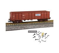 Evemodel - Carro a sponde alte su carrelli - RENFE - H0 - cod. C8742M