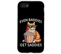 Even Baddies Get Saddies Cat Divertente Detto Uomini Donne Bambini Custodia per iPhone SE (2020) / 7/8
