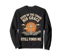 Even in The Chaos His Grace Still Finds Me Felpa