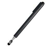 Evenden Pennino capacitivo universale telescopico per touchscreen, puntatore retrattile e pennino capacitivo con speciale punta floccata (nero)
