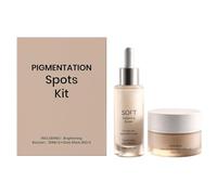 Evendra Crema Rimuovi Macchie Scure, Booster Illuminante e Set Maschera Illuminante, Kit per la Cura della Pelle Idratante e Rinfrescante, Nutrimento Profondo, Lenitivo e Sostegno del Tono (1set)