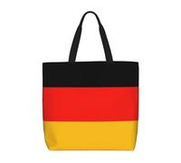 Evengigy Borsa tote con stampa bandiera della Germania e tasca interna con cerniera per donne da donna, borsa per la spesa riutilizzabile da viaggio