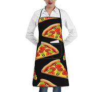 Evengigy Tasty Pizza Stampa Grembiule da Cucina per Cucinare Pittura Giardinaggio Divertente Grembiule Bavaglino Per Donne Uomini, bianco, Taglia unica