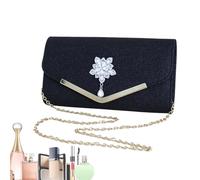 Evening Bags Women, Clutch Purses Elegant Fashion Accessory Multi-Functional Organizer Pouch Stylish Handbag for Sister Daughter Girlfriend Wife Special Occasioni Party Events, Nero , Se référer au