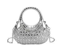 Evening Shoulder Purse | Acrylic Sequins Mini Wallet With Chain Strap | 12.5x12x6.5cm/4.92x4.72x2.56 Inches Sequined Shoulder Bag Glitter Purse For Phone Lipsticks Small