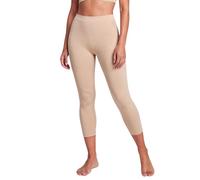 EvenLina Capri - Leggings a compressione da donna con micromassaggio, compressione graduata, tecnologia del tessuto 3D e antimicrobico, ideali per vene varicose, fitness e comfort quotidiano, Mandorla