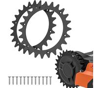 Evenlinkics Picchetti in plastica per robot tosaerba Worx S & M, 205 mm, con 12 viti, miglioramento della trazione per robot tosaerba.
