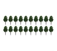 Evenoonest 20Pcs per mini alberi 7CM plastica DIY paesaggio Decor 20Pcs per | Materiale plastico, design leggero, sicuro per i bambini, perfetto per progetti paesaggistici fai da