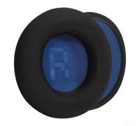 Evenoonest Cuscinetti auricolari in tessuto Ice Silk compatibile | Con per Skullcandy SLYR per PRO e per cuffie standard Plyr, confezione da 2 cuscinetti di ricambio in memory foam morbidi