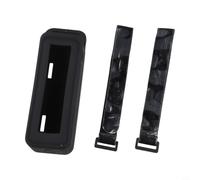 Evenoonest Custodia in silicone per Anker per prime 27650mAh Power Bank con cinghie (nero)
