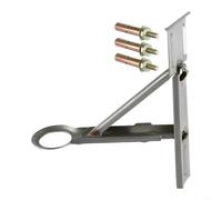 Evenoonest Staffa di supporto per sottolavello, telaio triangolare | Robusto design triangolare, capacità di carico pesante, per montaggio su piano di lavoro, con viti di espansione, argento