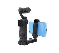 Evenoonest Supporto adattatore 2 in 1 per Insta360 Luna | Supporto teleprompter a sgancio rapido con doppia espansione Cold Shoe, clip regolabile in altezza per registrazione
