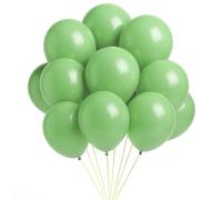 Event Decor Shop 50 palloncini in lattice verde chiaro da 25,4 cm, grandi palloncini di grado elio, palloncini di compleanno per bambini, feste, anniversari, decorazioni per matrimoni, forniture per