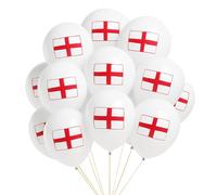 Event Decor Shop Palloncini da 25,4 cm a elio, 500 pezzi, per feste di San Giorgio, per calcio, rugby, feste nazionali, Coppa del Mondo, feste di strada ed eventi patriottici britannici