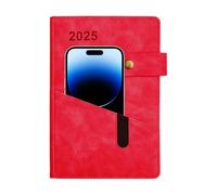 Event Planner Book, Work Study Planner, Business Schedule Book, Leather Cover Notebook, PU Design, Daily And Monthly Sections, Efficient Time Management For Works And Planning