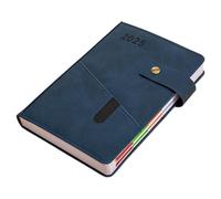 Event Planner Book, Work Study Planner, Business Schedule Book, Leather Cover Notebook, PU Design, Daily And Monthly Sections, Efficient Time Management For Works And Planning