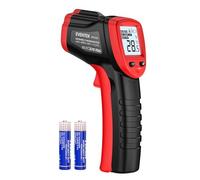 Eventek Termometro Infrarossi, -50 ° C ~ 600 ° C (-58 ° F ~ 1112 ° F) Termometro Laser Senza Contatto Emissività Regolabile, Termometro per Cucina, Forno, Pizza, Frigorifero (Non per Umani)