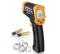 Eventek Termometro Infrarossi, -50°C~600°C Piccolo e Leggero Termometro Digitale Laser Senza Contatto forno a legna Cucina Pizza/Forno/BBQ (Non per Umani)