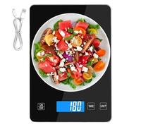 Eventerde Bilancia da cucina - Strumento intelligente di pesatura per pasticceria, bilancia digitale ricaricabile per controllo nutrizionale e dieta