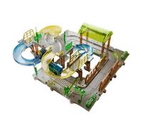 Eventerde Binari per Bambini - Set Giocattolo Elettrico Ad Azione Di Batteria - Giochi da Viaggio per Bambini Regalo Compleanno Città Fattoria Tavolo Gioco Vacanze