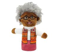 Eventerde Burattini per dita in peluche, giocattoli per marionette da per | Giocattoli di peluche di pupazzi di dita del fumetto - Giocattoli di mostra di bambole familiari africane,